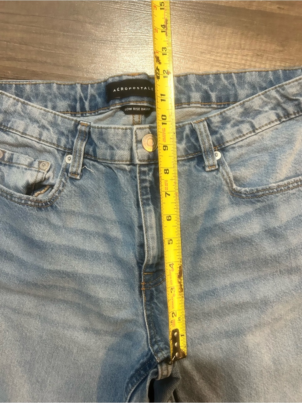 Aeropostale Women’s Low Rise Baggy Jeans size 10 - Picture 6 of 7
